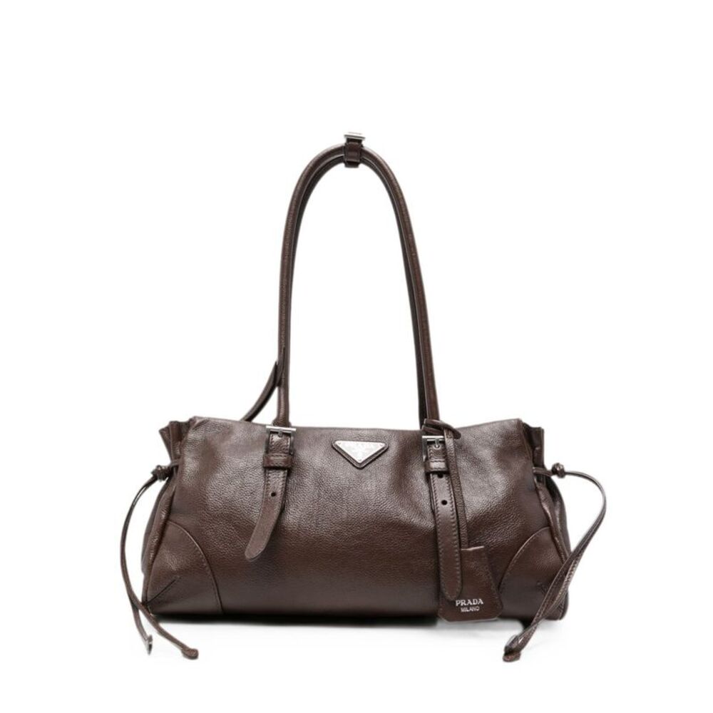 Prada Women Prada Bonnie Medium Leather Tote